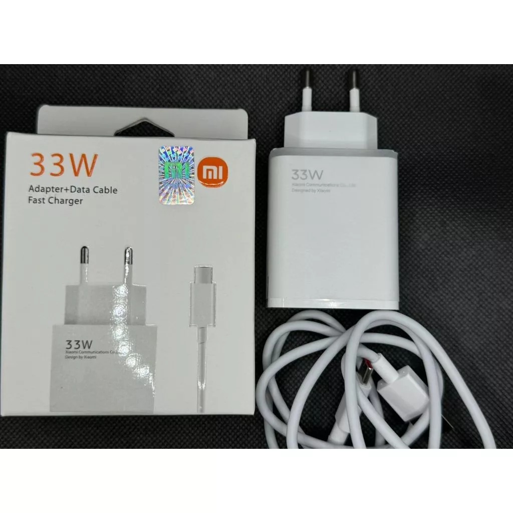 CHARGER XIAOMI 33W TURBO  CHARGING TYPE-C Redmi Note 9 PRO/Redmi Note 10 PRO