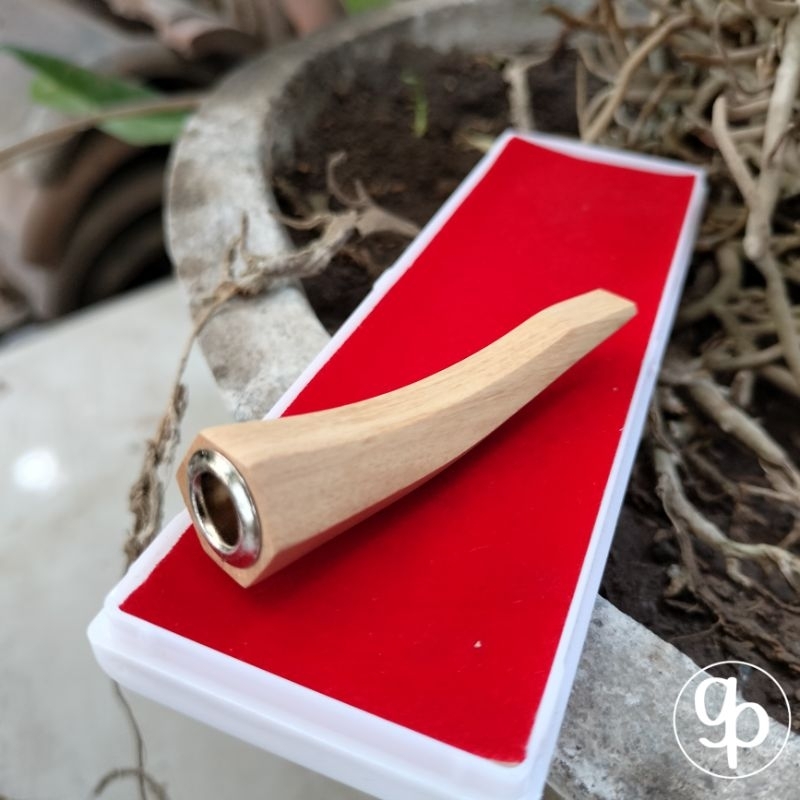 Pipa once / once cangklong / pipa rokok / padutan kayu Cendana wangi seni enam