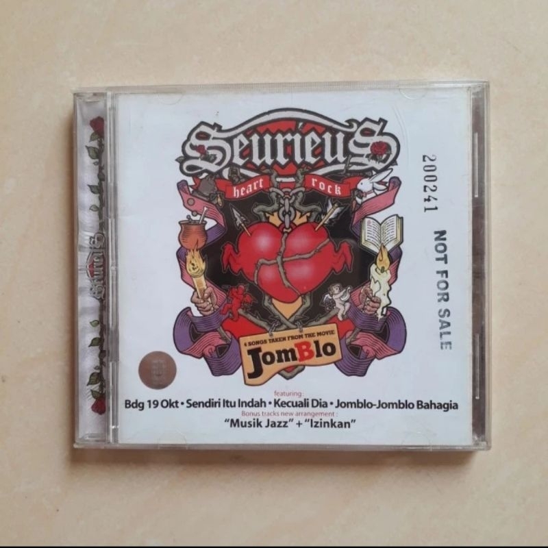 CD SEURIEUS ALBUM HEART ROCK