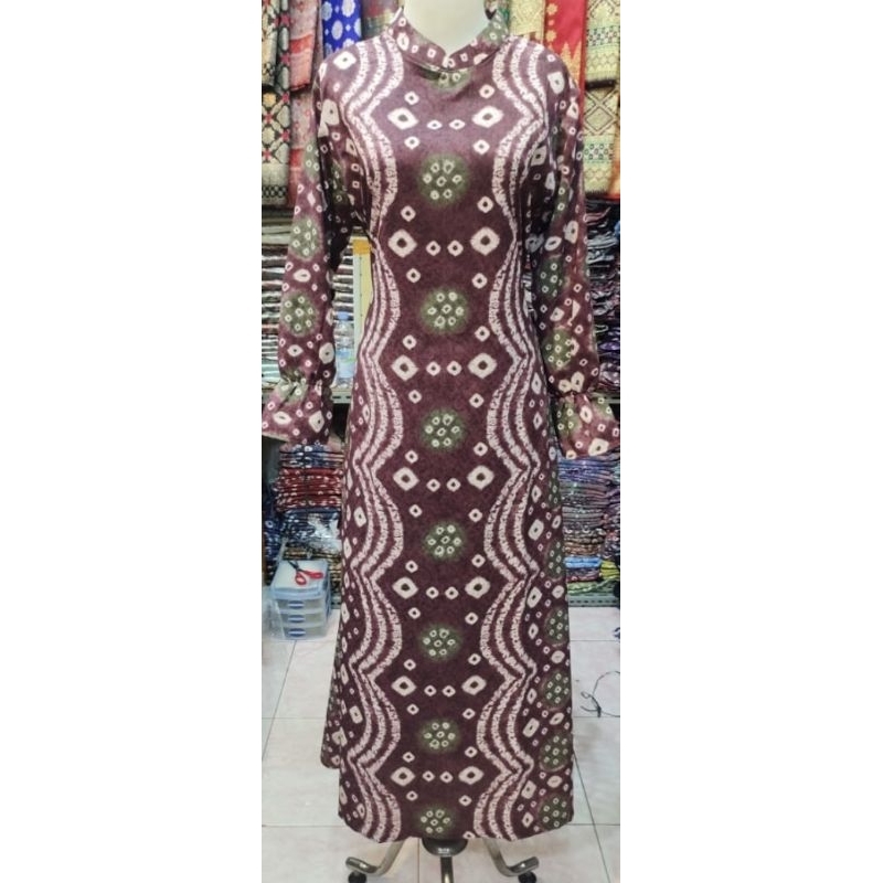 gamis jumputan Palembang