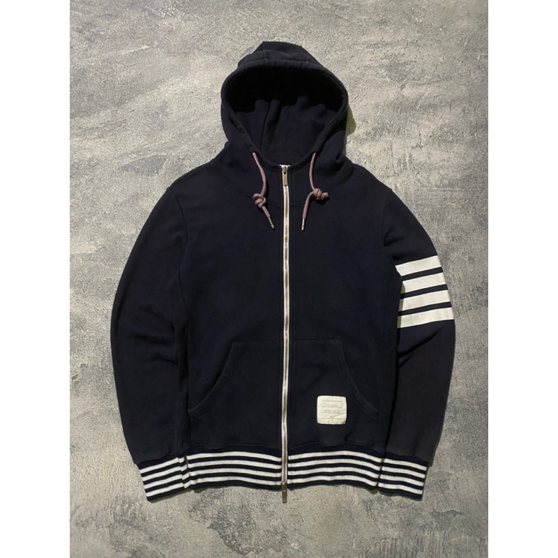 Zip hoodie tom browne double zipper