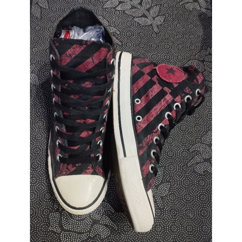 CONVERSE MOTIF BLACK RED