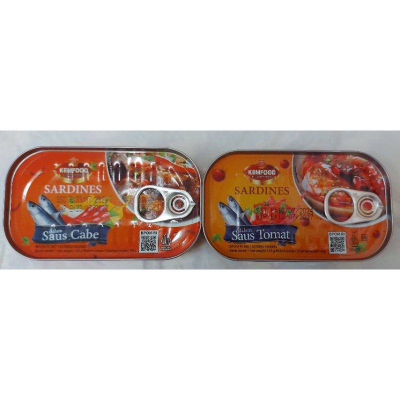 

Kemfood Sardines 125 gr