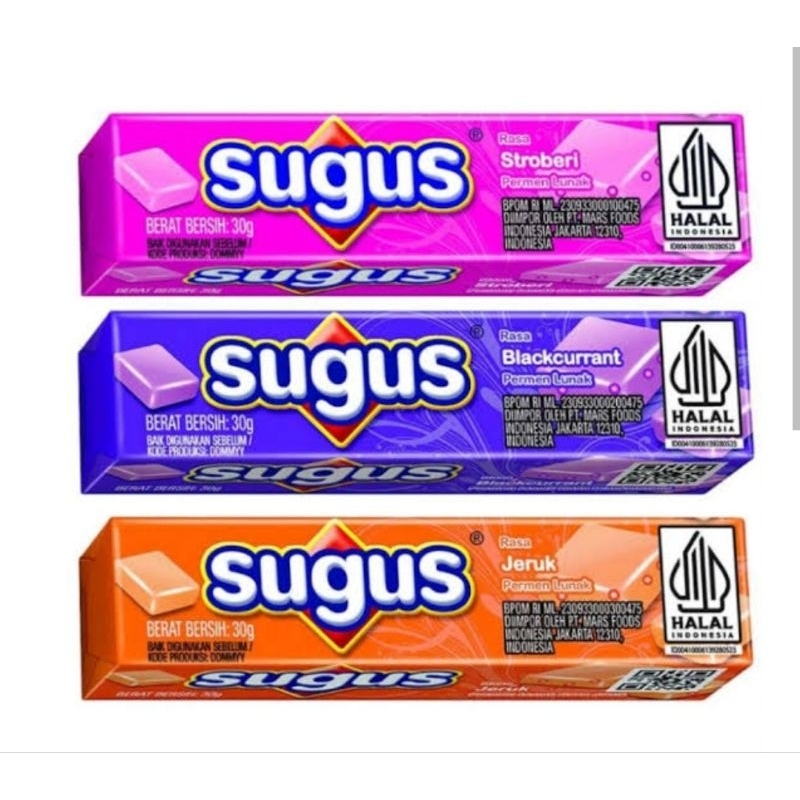 

Sugus Stick 30 gram Permen Lunak ( 1 pc)