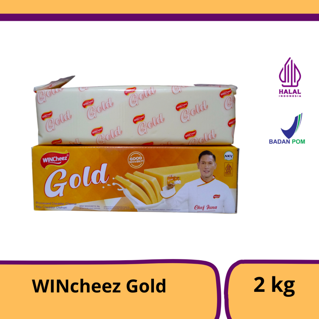 

WINCheez Gold Keju 2 kg / wincheez gold / Keju Batang / Keju balok