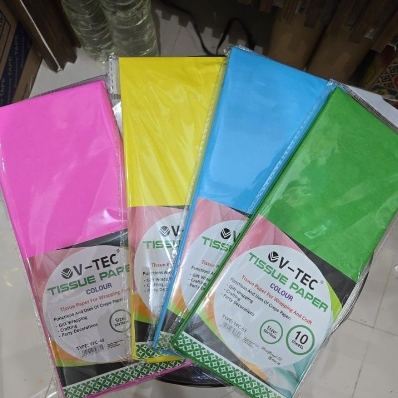 

Tissue Paper / kertas tissue / Kertas tissue untuk Wrapping dan Craft