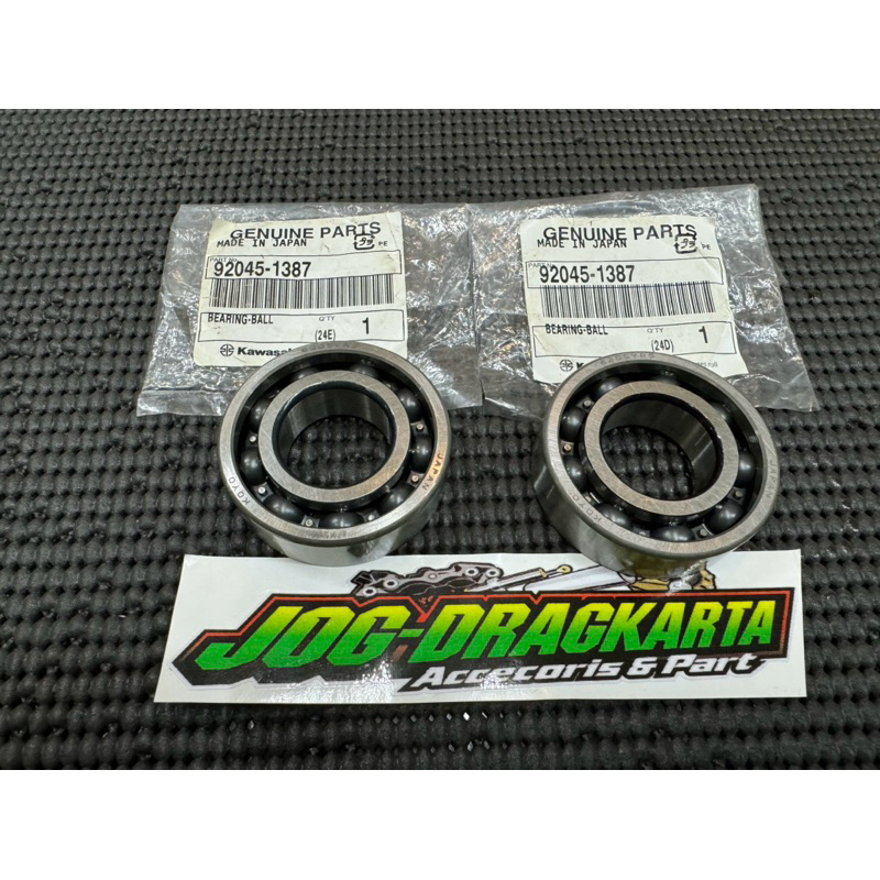BEARING LAHER KRUK AS NINJA ZX 150 6205 HS ORIGINAL KAWASAKI 92045-1387