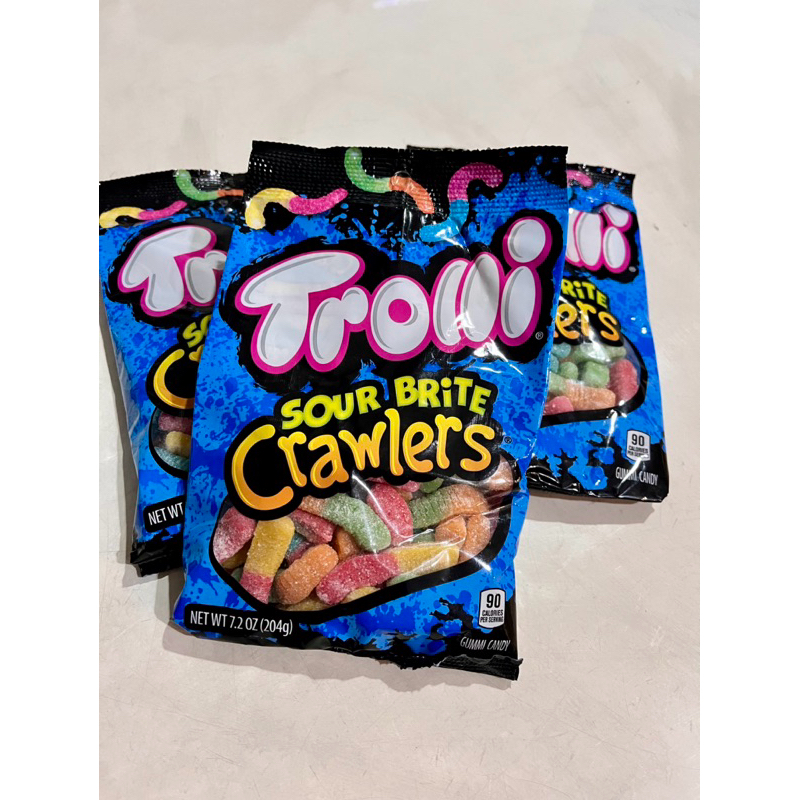

trolli sour brite crawlers gummi candy permen trolli USA amrik US handcarry