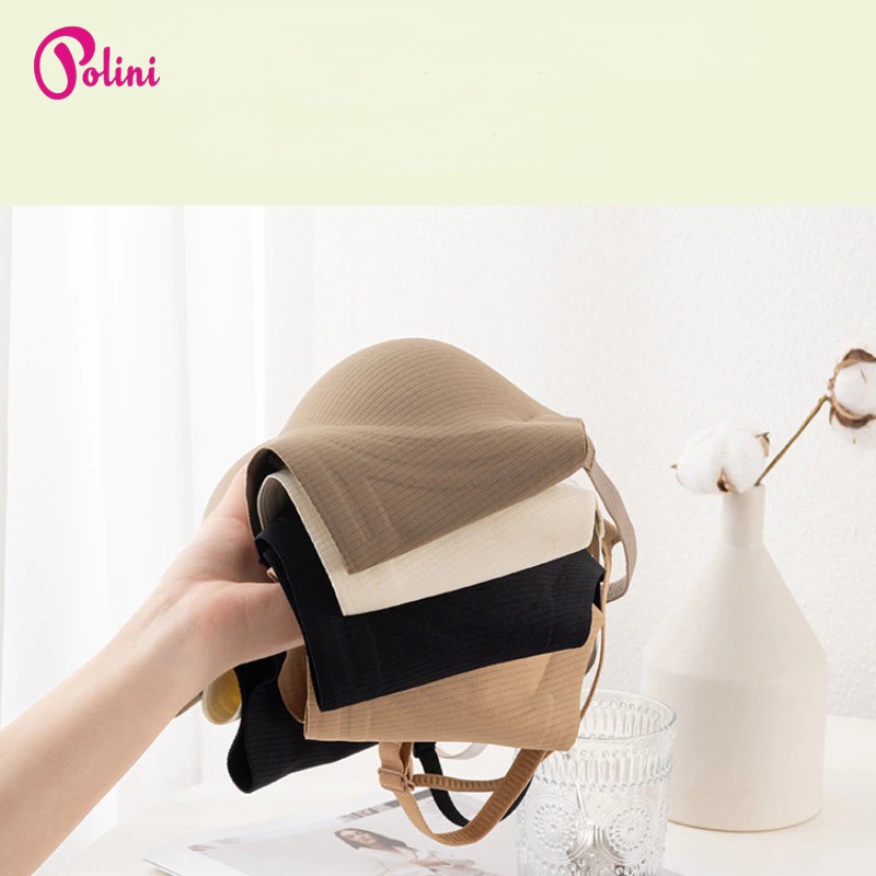 POLINI Seamless Bra Wanita Tanpa Kawat Sport Bra Push Up High Quality 622