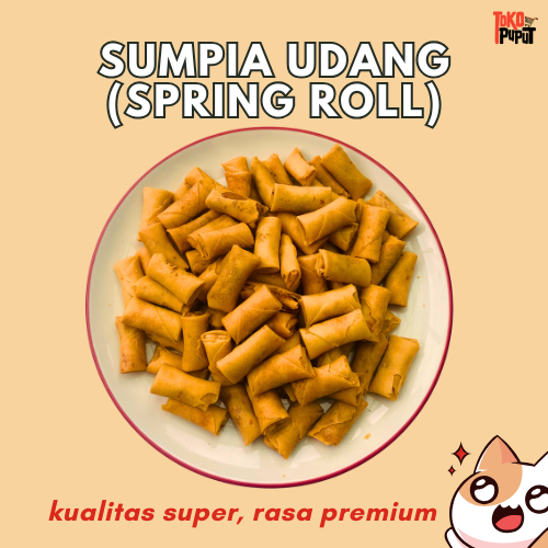 

SUMPIA UDANG / SPRING ROLL KWALITAS SUPER 1KG / 500 gram / 250 gram