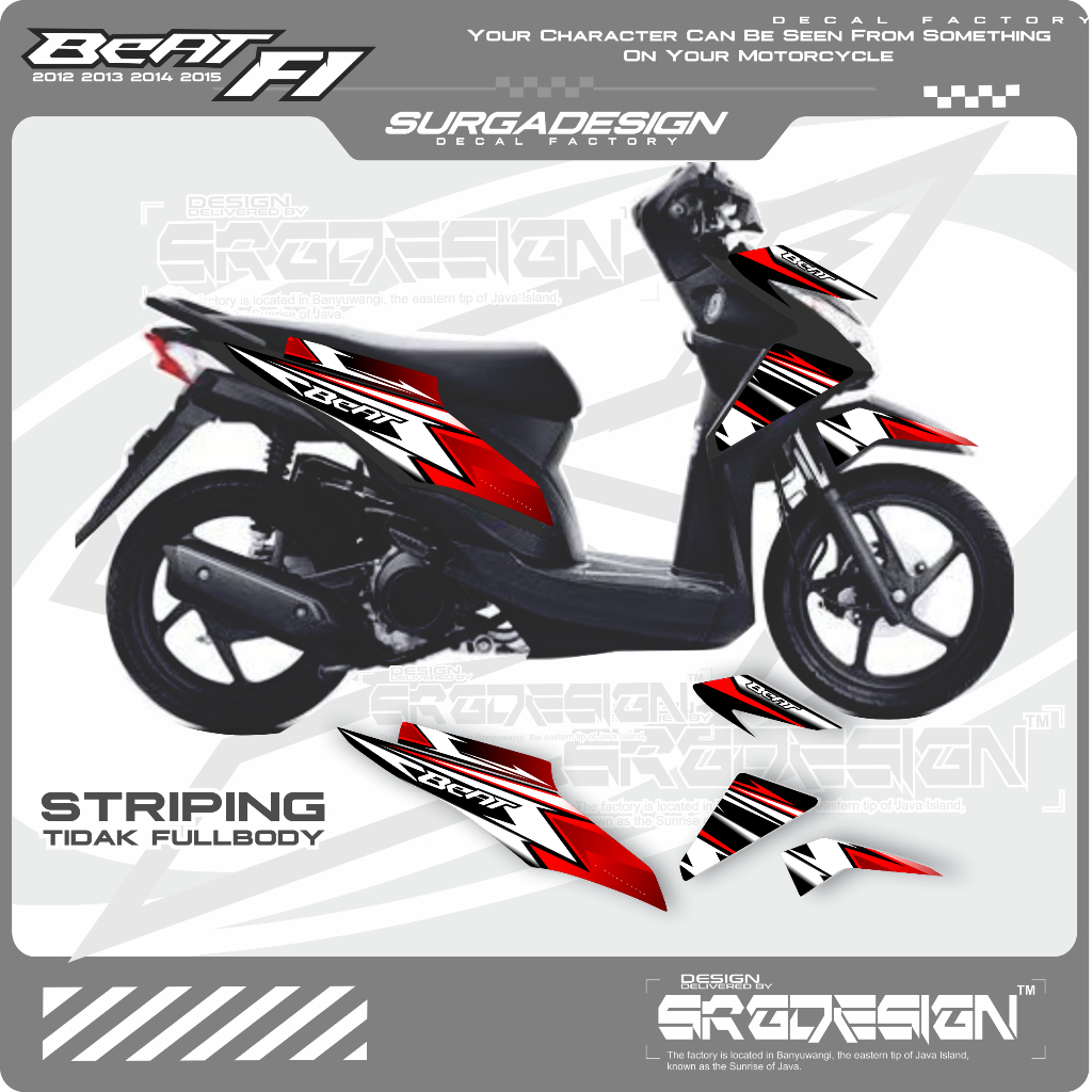 STIKER BEAT FI 2015, STICKER BEAT FI, STIKER BEAT FI 2014, STIKER BEAT FI 2013, STRIPING BEAT FI