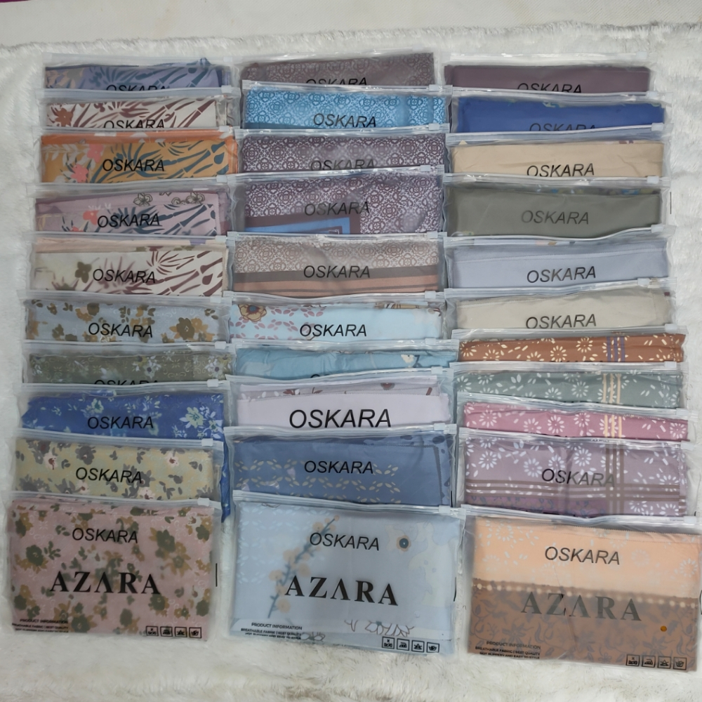 Hijab Segi Empat Oskara LC  Motif Pouch Azara Hijab Azara Motif (BISA PILIH Motif)