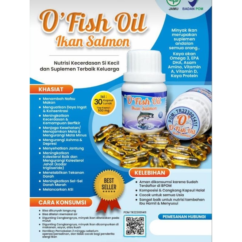 Minyak Ikan Salmon 0 fish oil original