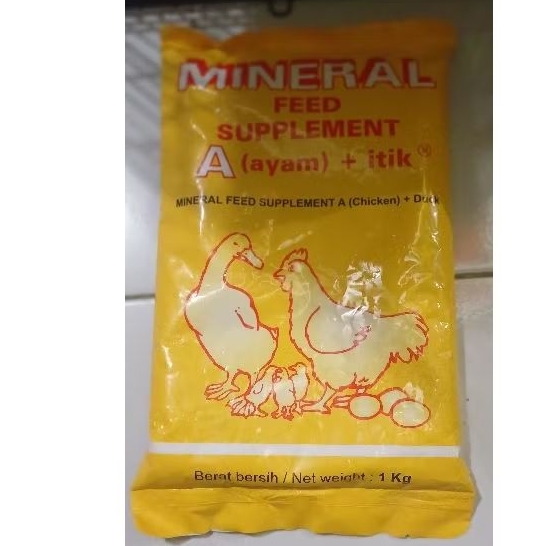 [ MINERAL AYAM & ITIK 1KG ] Vitamin Mineral Ayam Pedaging & Petelur