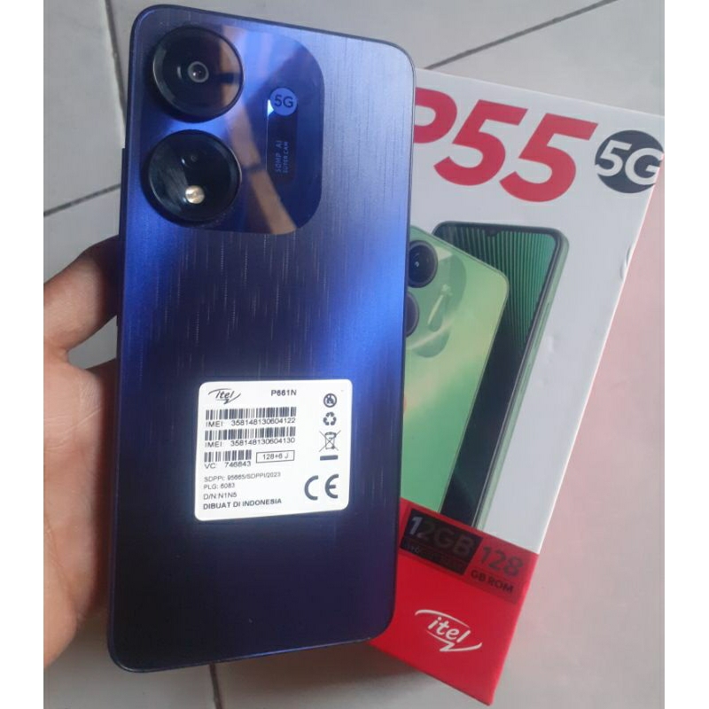 itel p55 5G fullset (second mulus)