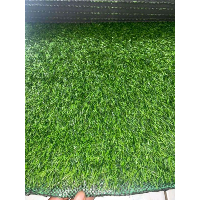 karpet rumput sintetis 1 roll 2x25 meter / rumput taman sintetis