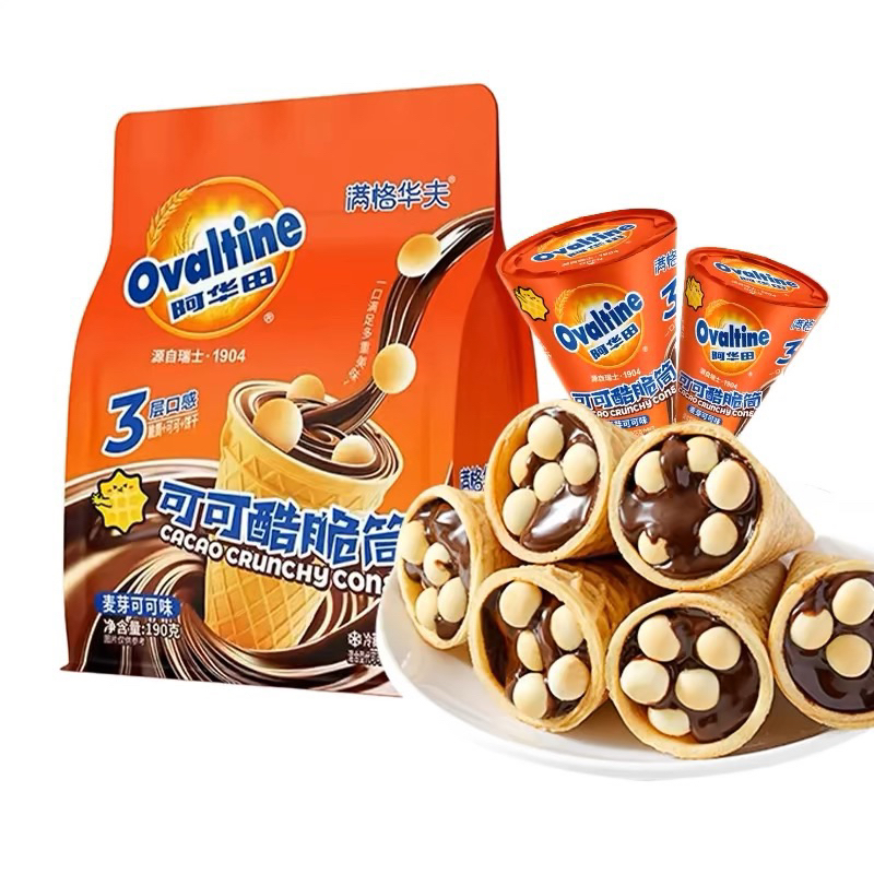 

Ovaltine Cacao Crunchy Cone 1 Pack isi 10pc