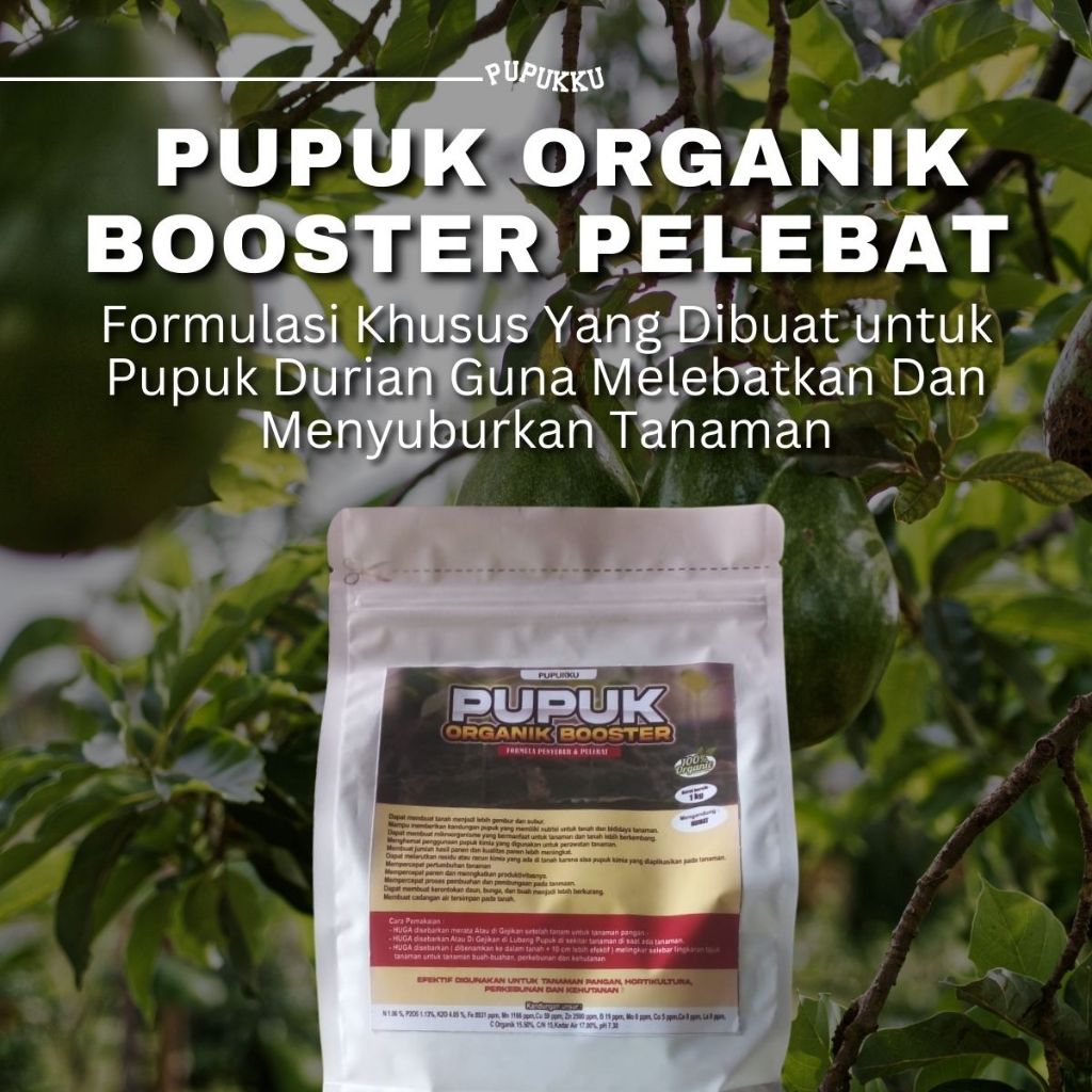 Pupuk Durian Agar Cepat Berbuah Booster Durian Penyubur Pohon Pupuk Organik Durian Anti Rontok
