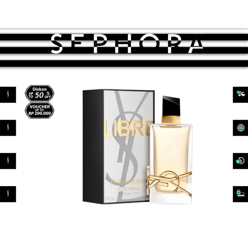 【100% Original】Parfum YSL LIBRE Yves Saint Laurent EDP EAU DE PARFUM/YSL LIBRE INTENSE EAU DE PARFUM