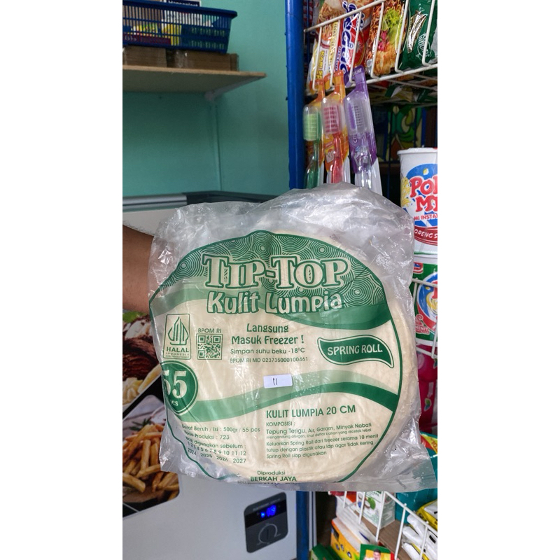 

Tip Top Kulit Lumpia Spring Roll 500gr isi 55pcs