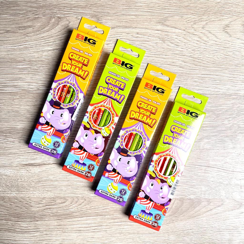 

(PAK) PENSIL BIG 2B PS-117 BIG BUM ELEPHANT / PENSIL 2B BIG