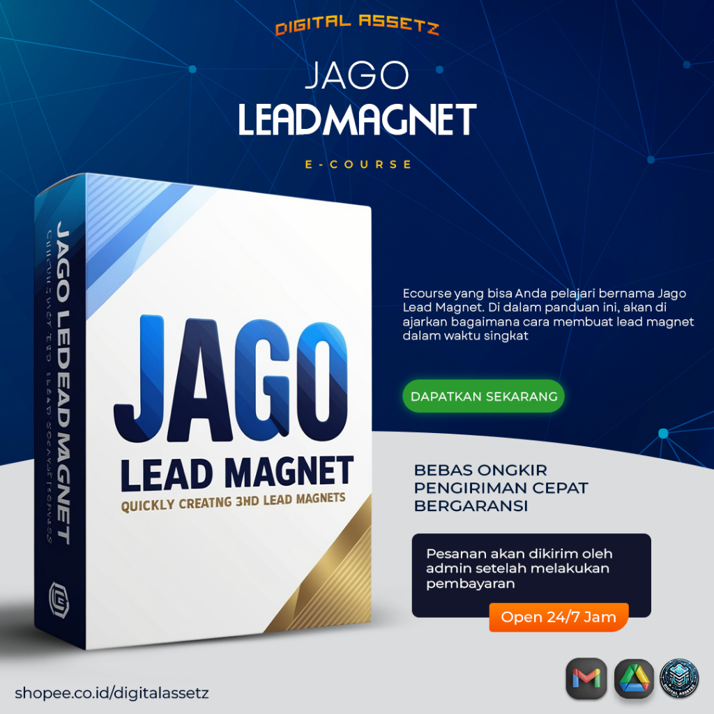 [JL11] JAGO LEAD MAGNET -  Cara membuat lead magnet dalam waktu singkat
