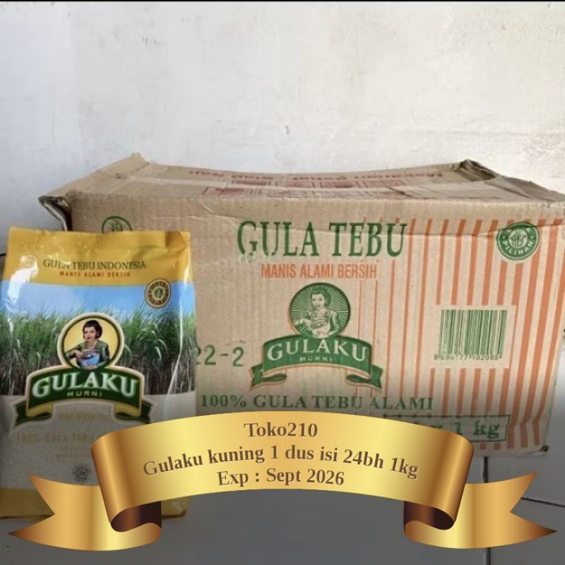 

Gulaku 1kg 1 karton isi 24bh