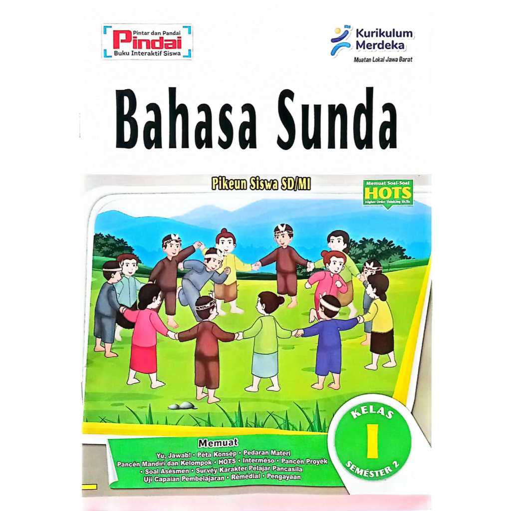 Buku LKS Bahasa Sunda Kurikulum Merdeka Kelas 1 SD/MI Semester 2