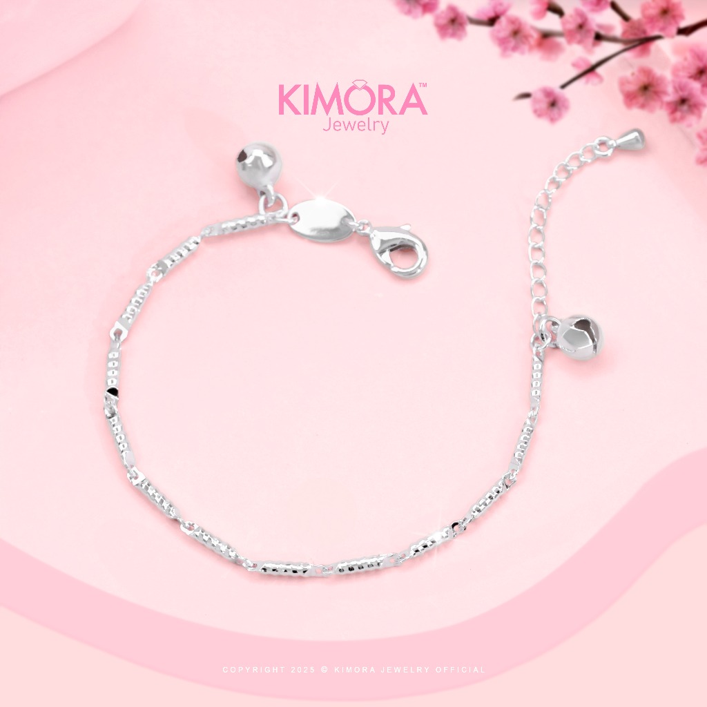 Kimora - Gelang Rhodium Wanita Lucinta Gold Plated 18k Gtr591