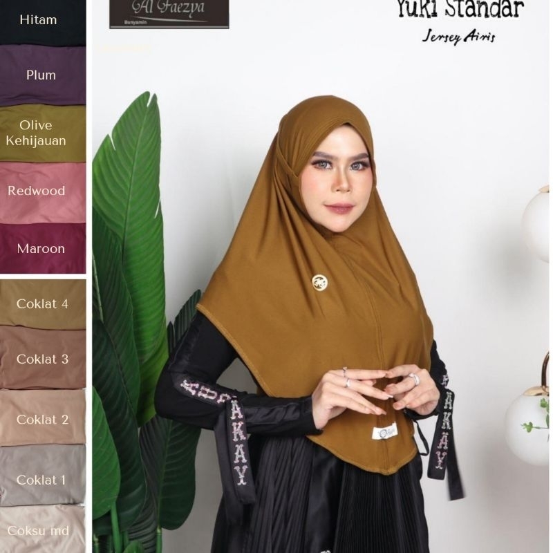 JILBAB INSTAN HIJAB YUKI MARYAM BERGO SIRIA TALI AL FAEZYA