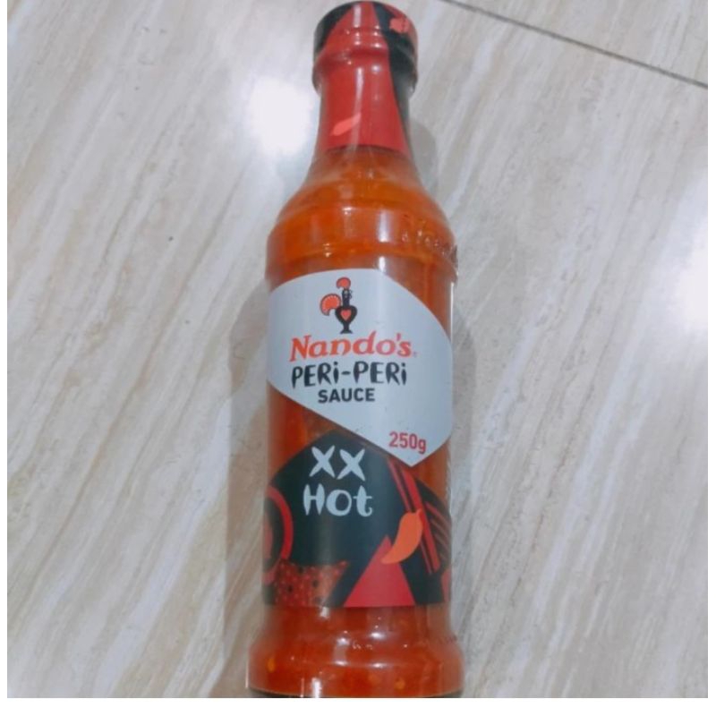 

nandos peri peri sauce xxhot extra pedas 250gr