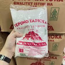 

Tepung Tapioka Sagu Kemasan Gunung agung (20 pak @500gr) | Grosir 1DUS