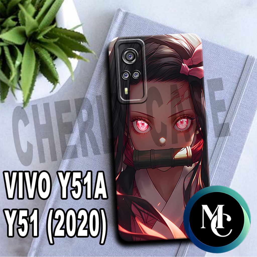 CC12/ Softcase karet lentur untuk VIVO Y51A DAN Y51(2020) /Motif ANIME TANJIRO/case VIVO Y51A/kesing