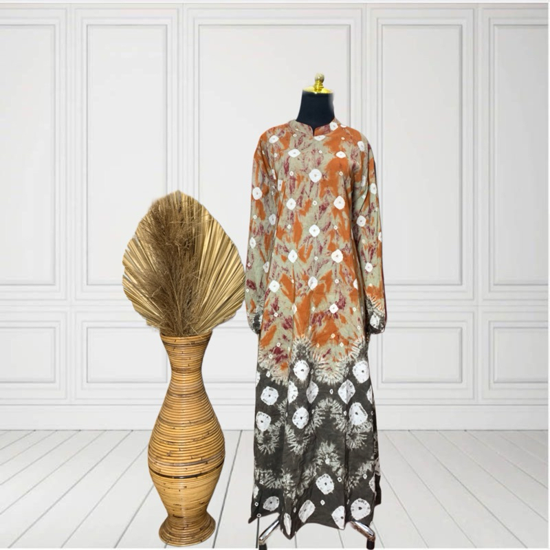 GAMIS JUMPUTAN JUMBO SIZE BATIK JUMPUTAN ETNIK HANDMADE PALEMBANG