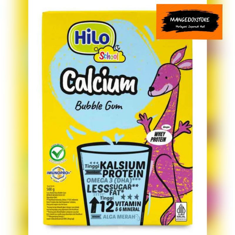 

New // Hilo School Honey 500 Gr/ Buble Gum 500 Gr/Cokelat // 100% Original