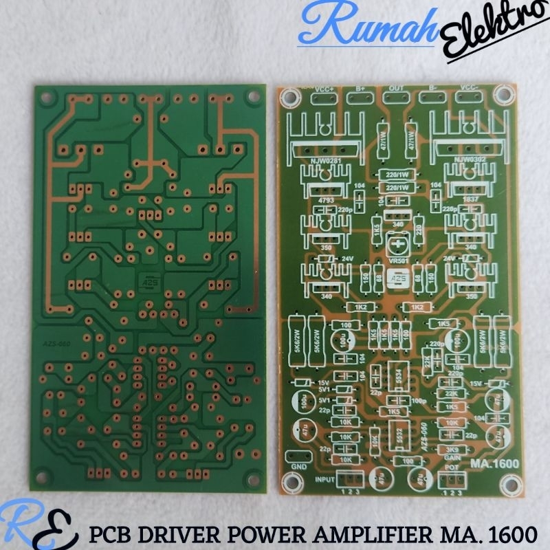 PCB POWER CLONE BUILT UP STUDIO DUE MA-1600 CLARITY MA 1600 STUDIO DUE