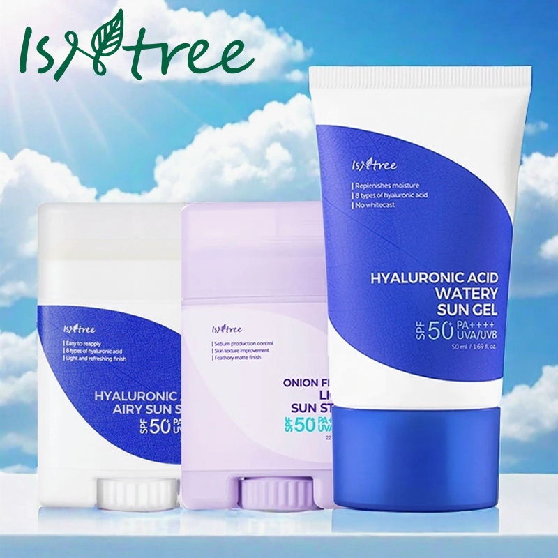 Isntree Hyaluronic Acid Watery Sun Gel SPF50+ PA++++ 50ml / isntree Isntree Sunscreen Stick / Isntre