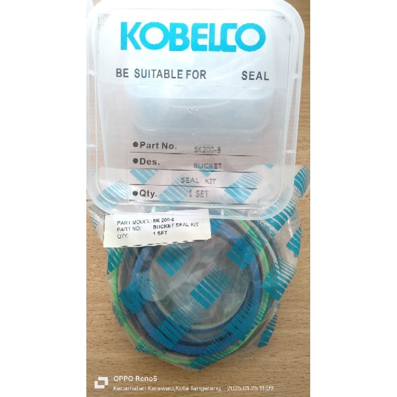 BUCKET SEAL KIT KOBELCO SK200-8