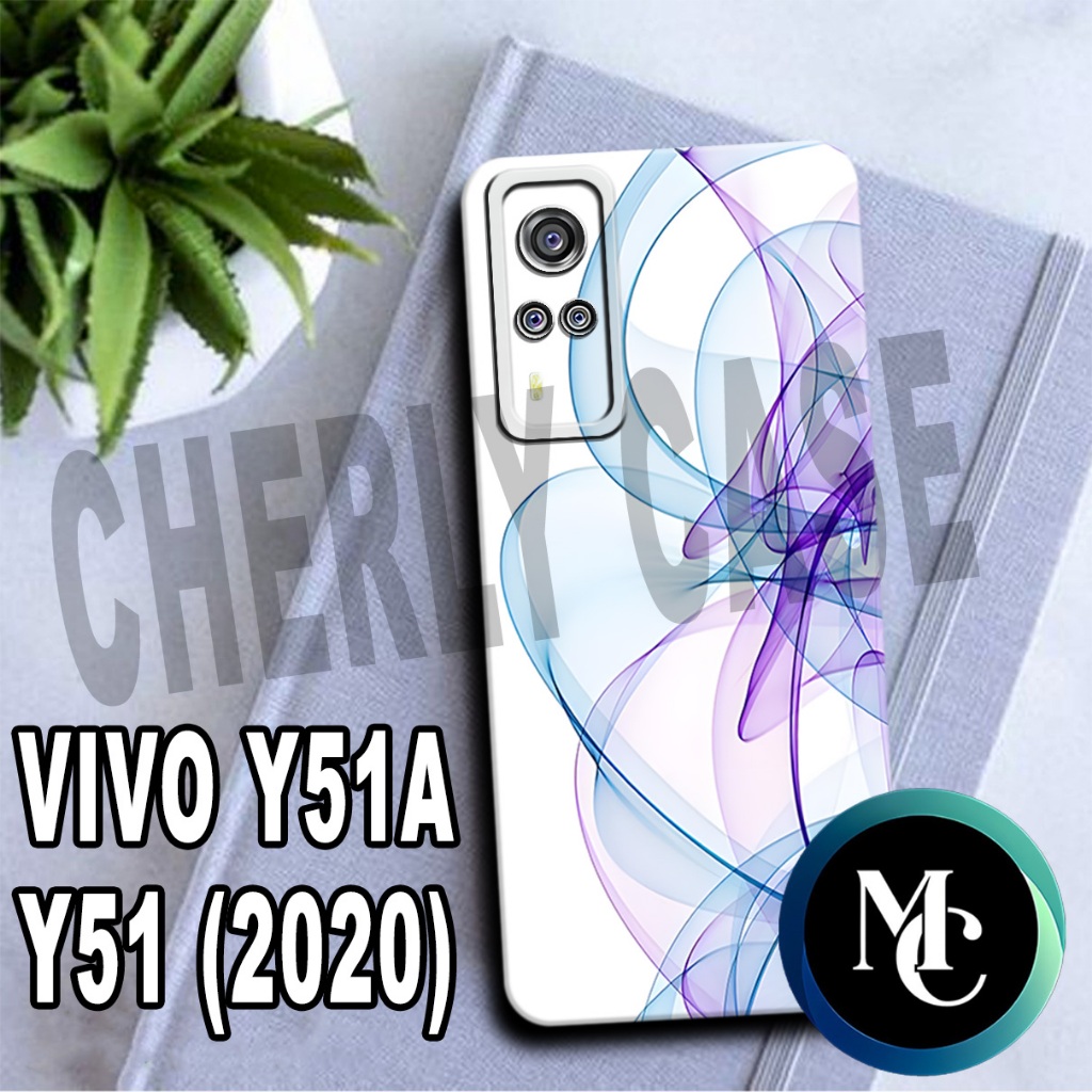 CC33/ Softcase karet lentur untuk VIVO Y51A DAN Y51(2020) /Motif CEWEK/case VIVO Y51A/kesing VIVO Y5