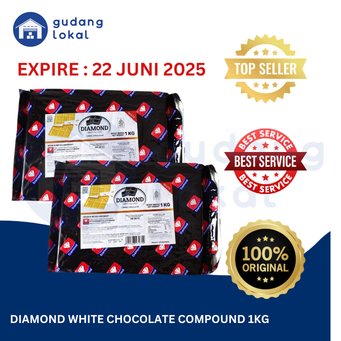 

Diamond White Chocolate Compound 1kg
