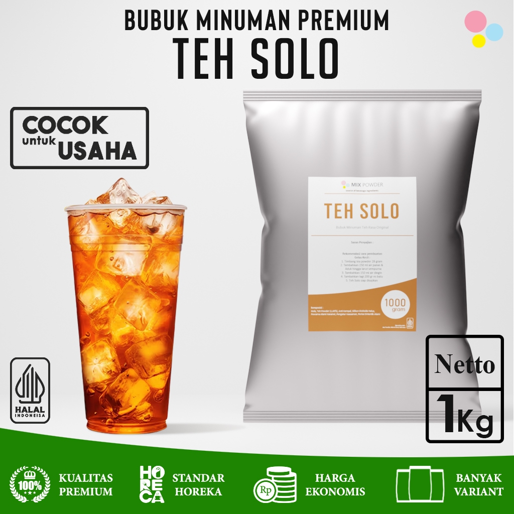

Bubuk Minuman Teh Solo Original Tea Powder Serbuk Minuman Teh 1Kg