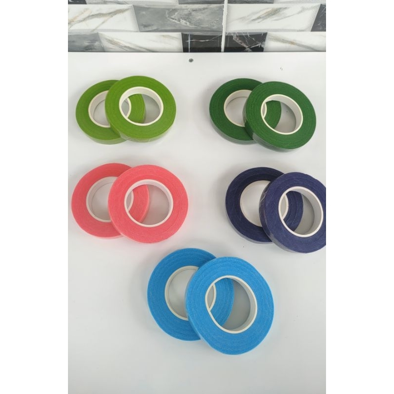 

Floral Tape 30 Yard / Flower Tape / Selotip Tangkai Bunga / 1,2 cm x 30 yard