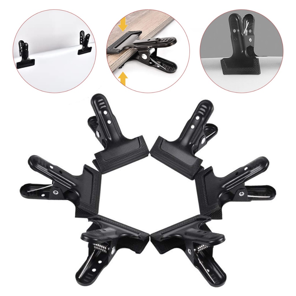 Penjepit Background Foto / Clamp Spigot / Holder Bracket clamp multifungsi /Cegah Jatuh Klip Jepit B