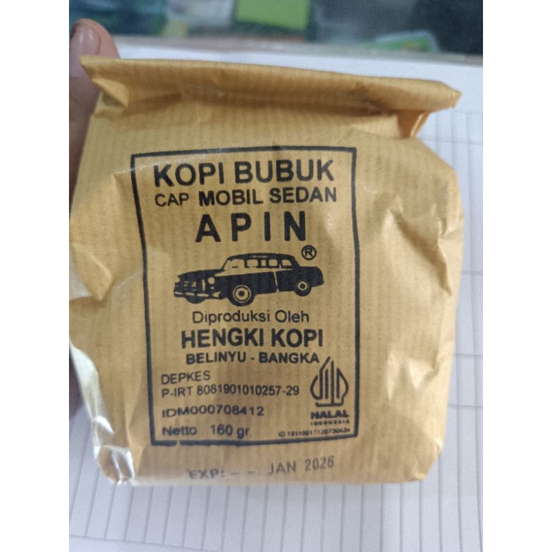 

Kopi Belinyu Cap Mobil Sedan Aphin