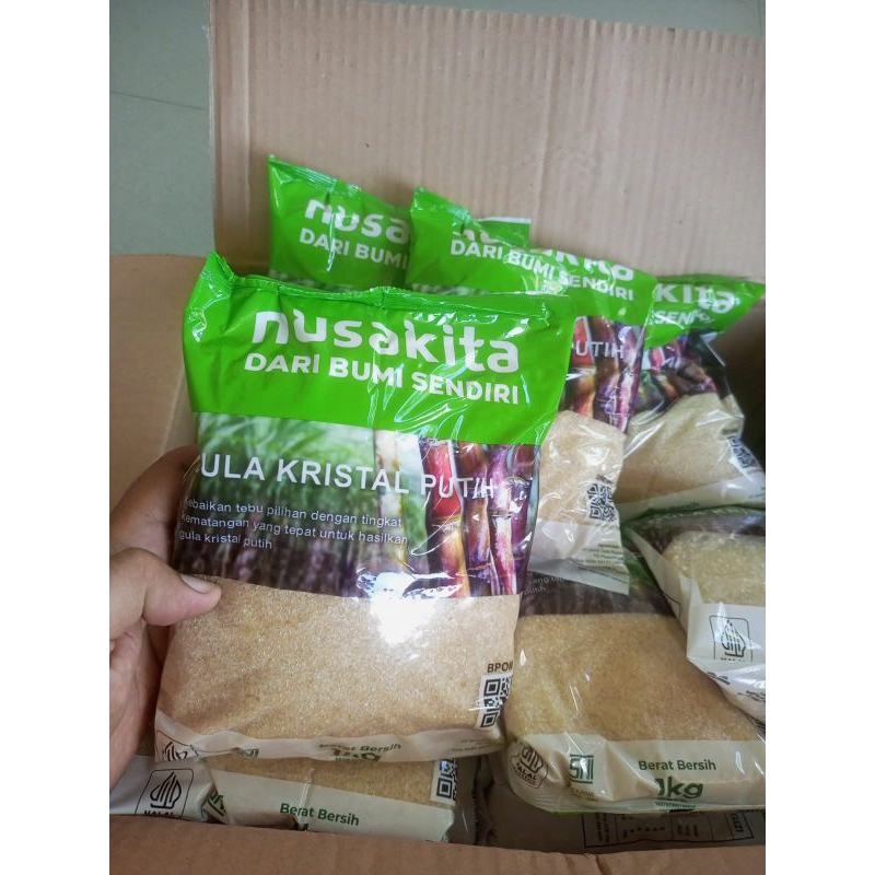 

gula pasir premium nusakita produk dalam negri asli jawa timur