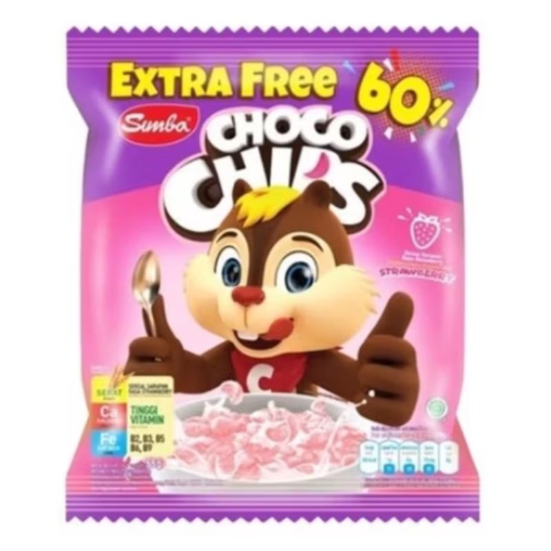 

Simba Chocochip Strawberry 50 gr + 60%