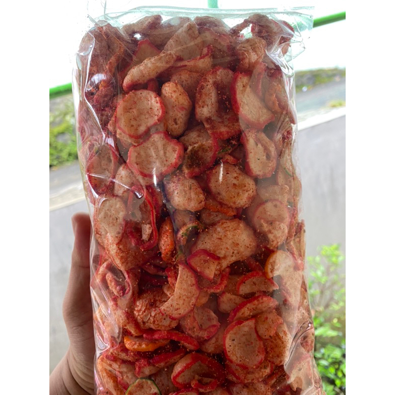 

Kerupuk Seblak Pedas rasa Kencur 500gr