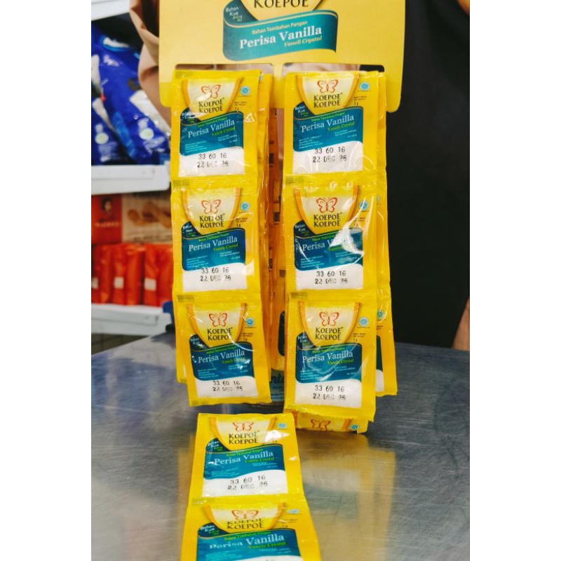 

Koepoe Vanili Bubuk 2gr x 5pcs/Koepoe Vanili Powder 2gr x 5pcs/Vanila Powder