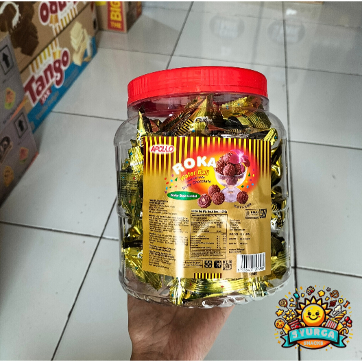 

Apollo Roka Wafer Ball Toples Besar/Kecil Dus (Isi 12@420 g/210g)