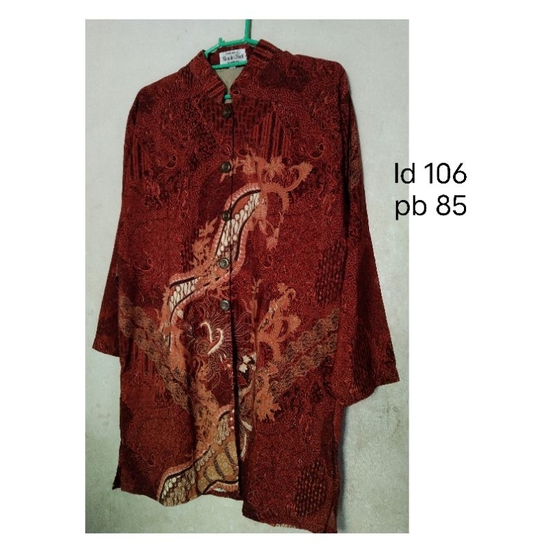 preloved baju batik wanita tunik batik baju batik kerja